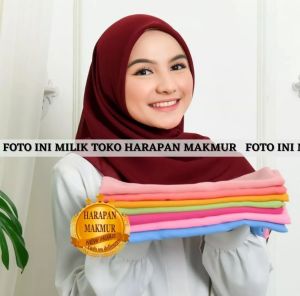 BELLA SQUARE 110X110 CM . HIJAB BELLA SQUARE TERBARU . JILBAB BELLA POLLYCOTON