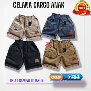 CELANA cargo anak anak usia 1 sampai 10 tahun celana pendek celana santai celana jalan jalan