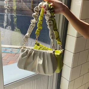 Tas Selempang Kulit Wanita: Tas Halus Kerut Rempel & Messenger Bag JS2 2372