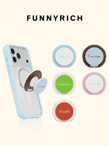 FUNNY RICH | Anti-drop Magnetic Stand Case Silica Gel Air Cushion