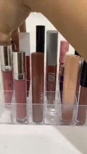 Rak Akrilik Tempat Lipstick Serbaguna 24 Slot / Rak kosmetik Lipstick Acrylic / kotak Lipstick