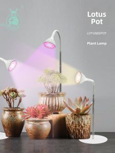 Plant Growth Light USB Sunlight Simulation LED Lampshade Stand Lamp Full Spectrum Succulent Plant Supplemental Lighting