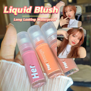 BIBLIO Liquid Blush Long Lasting Waterproof Sweatproof Non-Fade blush Natural Color