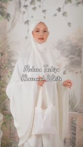 Mukena Putih Premium Tazbiya Khazzanah Mukena Rayon Jumbo Premium