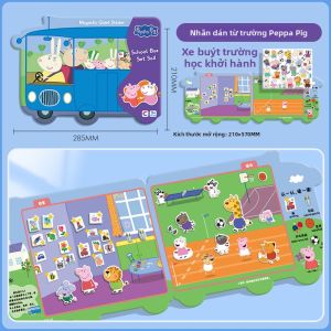 Yoursoulbird | Nhãn Dán Từ Tính Giáo Dục Sớm Phát Triển Trí Tuệ cho 3-6 Tuổi DIY