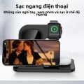Đế Sạc Không Dây Có Thể Gập Lại 3 Trong 1 Cho iPhone 15/14/13/12/11 IWatch AirPods Trạm Sạc Nhanh Với Giá Đỡ Điện Thoại Loại C. 