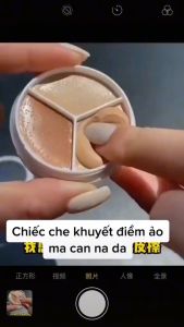 Kem Che Khuyết Điểm Triệt Sắc Sweet Mint 3 Màu Dạng Kem Tạo Khối Độ Che Phủ Cao Dưỡng Ẩm Mỏng Nhẹ Tự Nhiên 3 in 1
