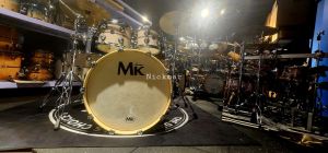 MK PROFESSIONAL FULL BIRCH SERIES DRUM SET LIMITED EDITION WHITE PEARL WITH 3D INLAY