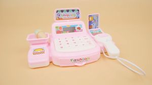Mini Cash Register Educational Toys Simulation Cash Register Game Toy simple calculator Toy【Color box gift packaging】
