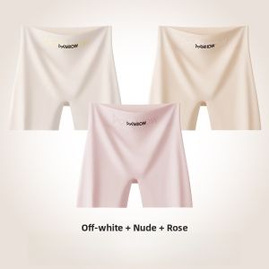 miiow | Cat Woman Seamless Foundation Liquid Safety Pants Women Underwear Two In One Invisible Anti Light Roll Edge Flat Angle Shorts