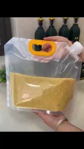 DBI Kantong Kemasan Pouch Penyimpanan Makanan Anti Jamur Resuable Jerigen Air Lipat Portable Kantong Penyimpanan Makanan Refillable Water Bag Serbaguna