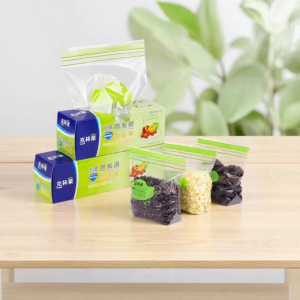 Antibacterial Double Chain Boxed Single-Use Food-Grade Storage Bags