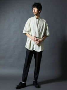 New Autumn Japanese Style Mens Casual Trousers Pure Color Cone Pants Business Leisure Long Pants Fashion Urban Fit