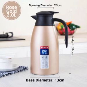 Vacuum Insulated Large Capacity Hot Flask 2L
