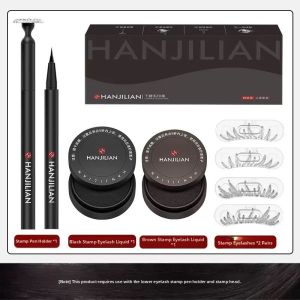 Mili | Easy to Use Eyeliner & Lower Lash Stamp Natural Waterproof 1 Set