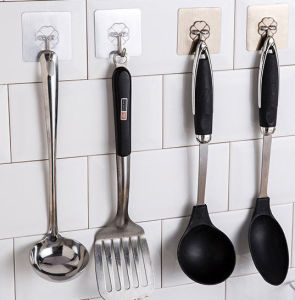 ตะขอแขวน ติดผนัง แบบใส ตะขอใส ตะขอติดผนังแบบใส ตะขอสเตนเลสแท้