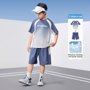 zosee | Moisture Wicking and Quick Dry Sports Set for Boys 2 Piece
