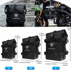 SOYAVISION 8L 10L 12L Waterproof Bag Repair Tool Bag For BMW R1200GS HONDA Suzuki DL650 V-Strom Motorcycle Frame Crash Bars Bag