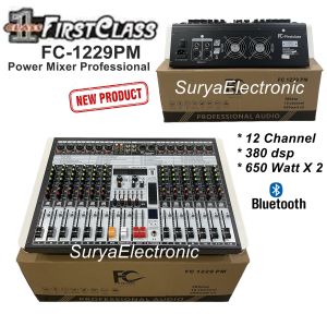 Power Mixer Firstclass FC-1229PM 12 Channel 380dsp 650W X 2