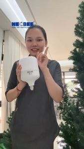 แพ็ก10 หลอด I Neobee หลอดไฟ LEDแสงขาว แสงวอร์ม 10W ประหยัดไฟ สกรู E27 85W สว่างมาก ถนอมสายตา ใช้ในครัวเรือน แรงแสง