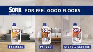 Sofix Parquet น้ำยาทำความสะอาดพื้นไม้ปาร์เก้ น้ำยาถูพื้นไม้ พื้นปาร์เก้ Wooden Floor Cleaner 1 ลิตร