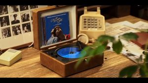 Middix Máy Nghe Nhạc CD Player Bluetooth USB Dây AUX với loa Có pin DVD quà tặng ngày lễ