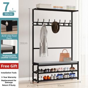 WEIMEIYUAN | Multi-functional Shoe and Clothes Rack Integrated Design Simple Style