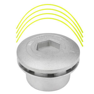 อลูมิเนียมสายTrimmerหัวสวนหญ้าหัวตัดอะไหล่ 4 เส้นสำหรับเครื่องตัดหญ้าWeed Eater[Jocestyle Store]