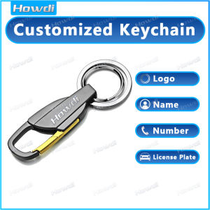 Creative Personalized Keyring: Durable Alloy & Custom Lettering