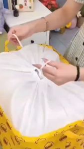 **HOT Selling** 2025 NEW Dirty Clothes Hamper Folding Laundry Basket Cotton Linen Clothing Sorting Bag Dustproof Waterproof Storage Bag Hamper Pakaian Kotor Bakul Dobi Lipat Kapas Linen Beg Isih Pakaian Kalis Habuk Penyimpan Tahan Air 巨无霸收纳袋