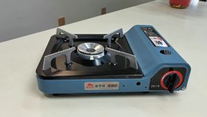Ultra thin butane gas stove for cooking 3500w with box New ultrathin Portable Butane Gas Stove Mini Camping Home