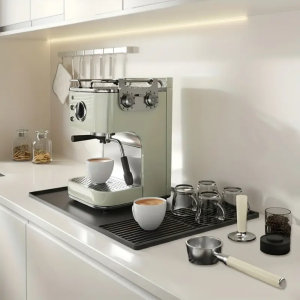 Silicone coffee MATS with raised edges suitable for countertops bar accessories coffee machine MATS espresso machines and b