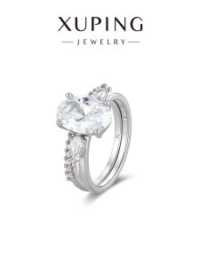 XUPING | Stackable Luxurious Oval-Shaped Ring