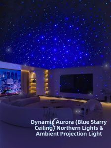 Romantic Starry Night Sky Lamp Projector Bedroom Sleep Atmosphere Lighting Full of Stars Bedside Lamp for Relaxing And Reading