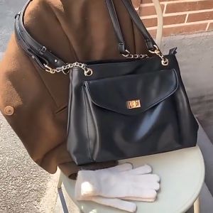 JIVIVIL กระเป๋าสะพายไหล่กระเป๋าผู้หญิงสะพายพาดลำตัวความจุมากพร้อมหัวเข็มขัดลำลองกระเป๋าสิริกระเป๋ากระเป๋าเอกสารกระเป๋าชั้นเรียนของนักเรียน