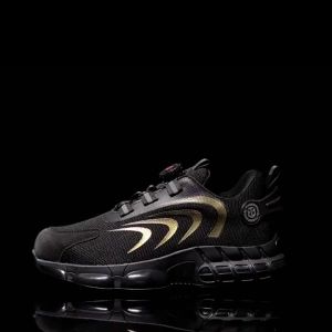 Summer Low Cut Steel Toe Safety Shoes Anti Smash Puncture Proof Breathable Odor Resistant Wear Resistant Men Work Boots