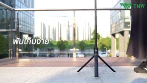 TNW PP1 ไม้เซลฟี่ ยืดได้ 1.8M selfie stick ไม้เซลฟี่หมุน360 Auto Pop เปิดขาตั้งกล้องแม่เหล็ก มีรีโมทเชื่อมต่อผ่านบลูทูธ