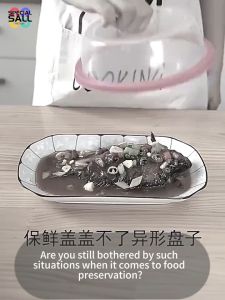 100 Elastic Food Preservation Plastic Bags Thickened Disposable Food Protective Films Food Storage Plastic Wraps and Fruit Freshness Preservation Bags