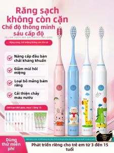 HANSANCAI | Bàn Chải Đánh Răng Điện Tự Động Chống Nước Lông Mềm Cho Bé