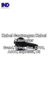 Karet Gantungan Kabel Kilometer-Speedometer-Spidometer-Kilo-Speedo Meter-KM Honda Supra Tromol -X 110-Fit Lama-Old & Win 100 & Impressa