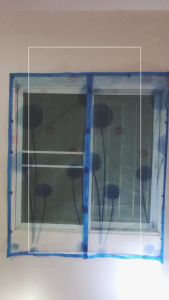 ม่านประตู กันยุง หน้าต่างกันยุง ขนาดกว้าง 90-200 สูง 120-150-210 ลาย นางฟ้า ฟ้าดอกปอม ผ่านเทพือน (ส่ง แถม ฟรี) หมุดทอง เหลือง หมูดเทพกาว 1 ชุด