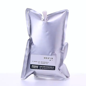 Gas Sampling Bag Alumunium 1 Liter Katup Tunggal