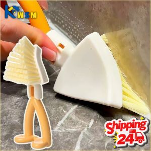 Sink Gap Cleaning Brush Kitchen Dish Washing Brush Pan Scrubber Non Scratch Household Cleaning Tool for Pots Pans Dishes