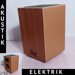 cajon akustik elektrik premium kahon duduk kajon drum box