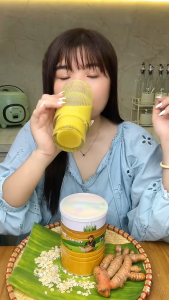 Bột Nghệ Gạo Lứt Thuần Chay 420g | Ngũ cốc rau củ thuần tự nhiên không chất bảo quản