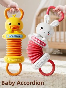 JIEXI | Baby Carriage Wind Chimes Rattle Bed Bell Accordion Toy