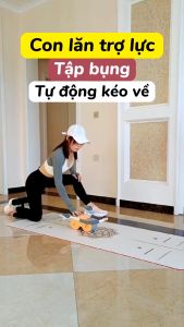 Con lăn tập Squat cơ bụng có đồng hồ đếm số FITGym Pro tặng thảm lót (Clock)