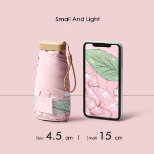Mini Good Quality Floral Portable Anti-UV Rain Lightweight Travel Compact Pocket Foldable Umbrella