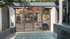 Motor cổng mở tay đòn Foresee F-600 (tải trọng 350kg/cánh)