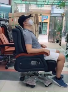 Ghế làm việc văn phòng - Ghế chủ tịch - Ghế giám đốc có massage toàn thân điều khiển tiện dụng